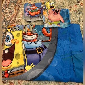 SpongeBob SquarePants Twin Comforter/Pillow Cases